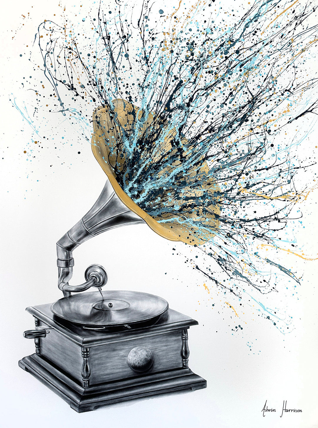 Loud Lunar Limited Edition Hand Painted Gicleé Print
