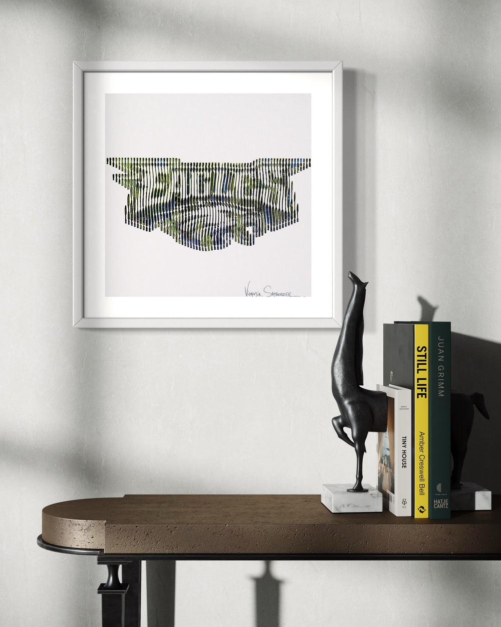 Philadelphia Eagles football logo team green white in vertical lines on white background