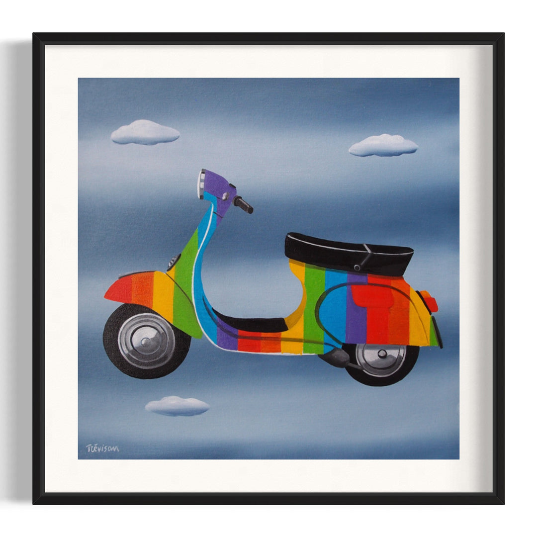 Rainbow Vespa