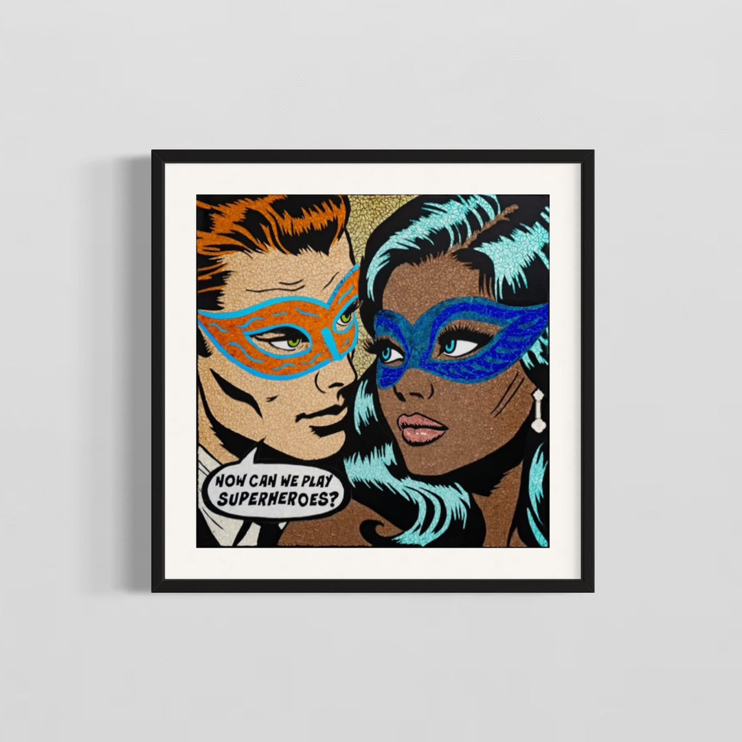 Playtime? Limited Edition Hand Embellished Print
