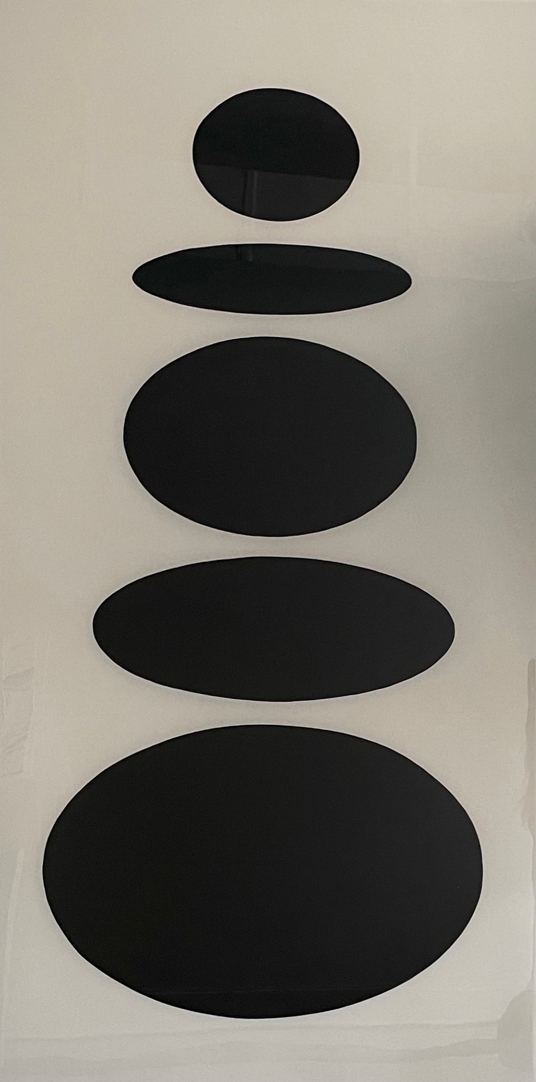 Floating Cairn in Black