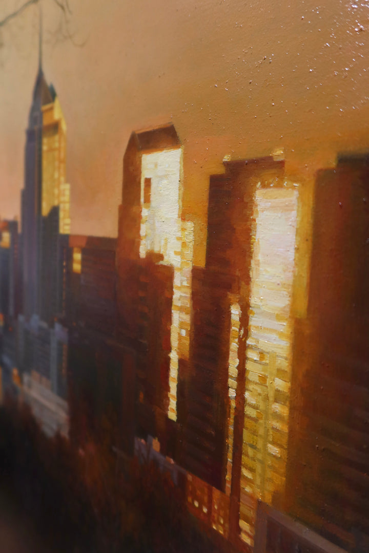 In the embrace of the golden evening