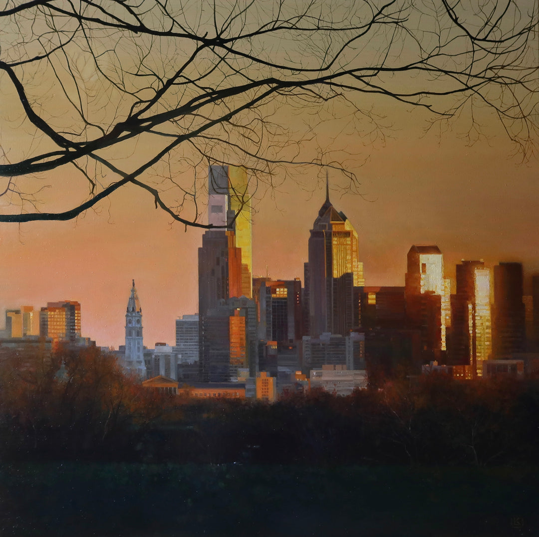 In the embrace of the golden evening