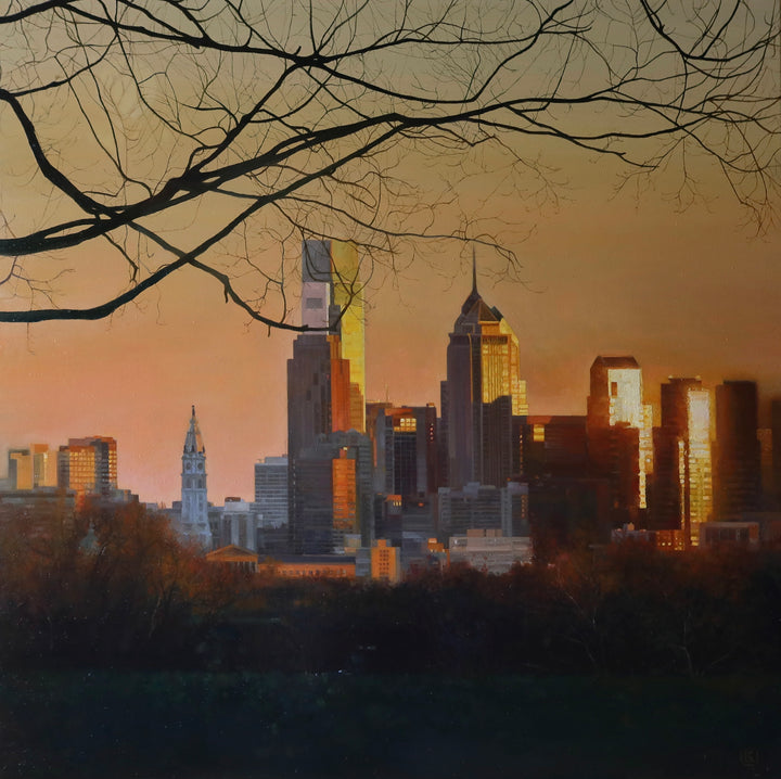 In the embrace of the golden evening