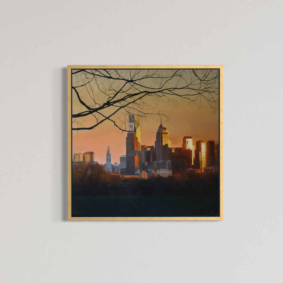 In the embrace of the golden evening