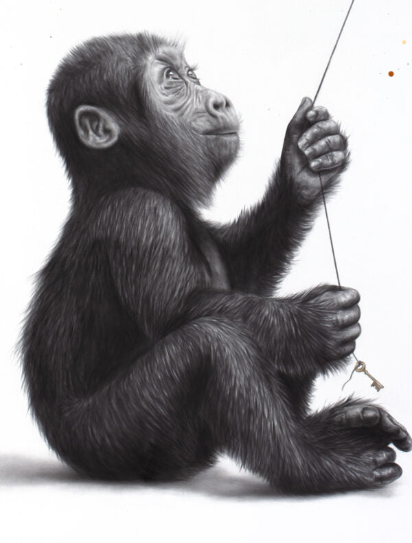 Key to the World Limited Edition Hand Painted Gicleé Print
