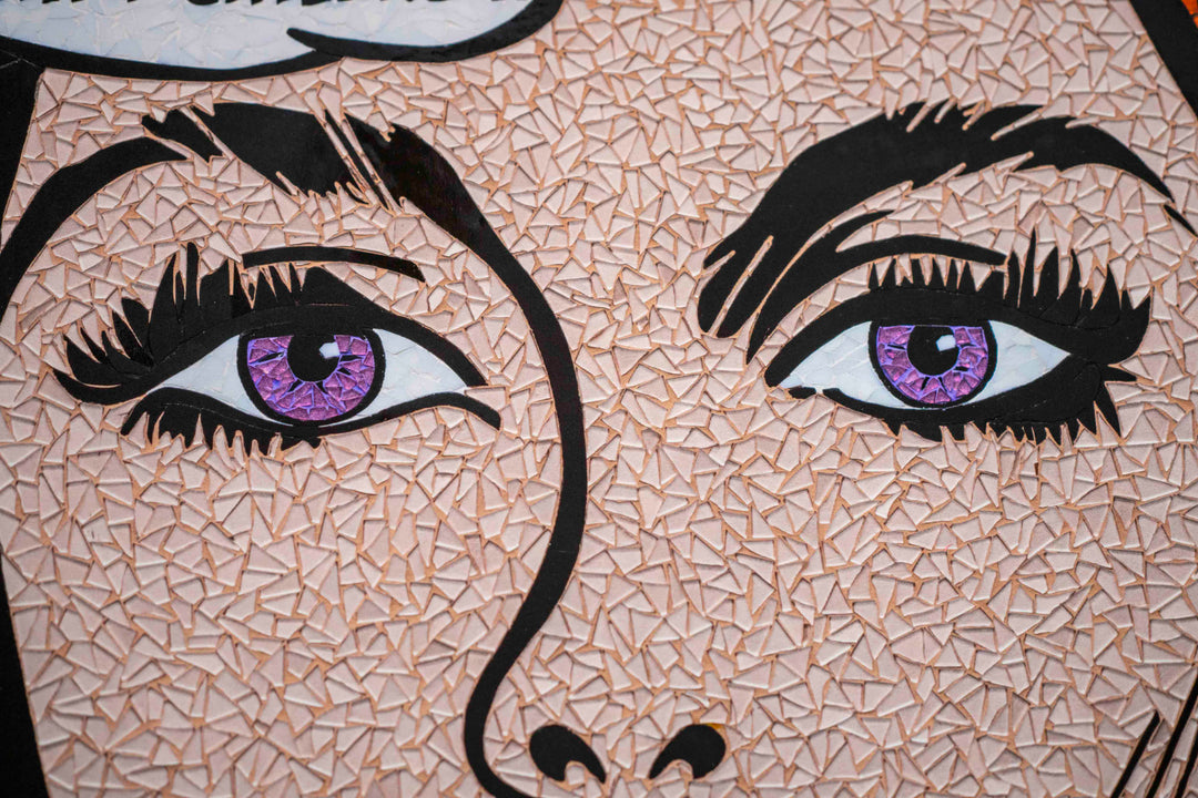 Violet Limited Edition Hand Embellished Print