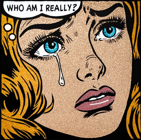close up of blonde women&